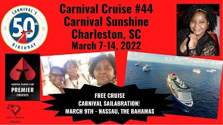 Carnival Sunshine PREMIER Cruise 44 March 2022 FREE BALCONY and FUNPLAY [upl. by Corrie]