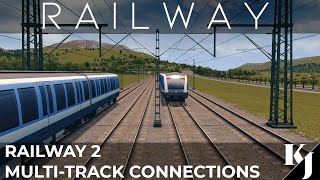 Creating multitrack connections with RAILWAY 2 in Cities Skylines  RAILWAY  Episode 07 [upl. by Norval]