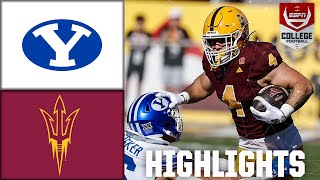 BYU Cougars vs Arizona State Sun Devils  Full Game Highlights  ESPN College Football [upl. by Dolph]