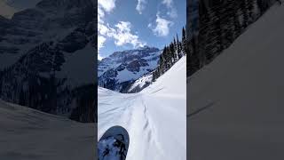 Snowboarding in the Canadian Rockies 🏂  Thrilling Adventure in Pristine Snow [upl. by Rfinnej]