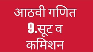 सूट व कमिशन इयत्ता आठवी गणित Discount and Commission Class 8 Maths [upl. by Joris127]