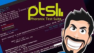 BENCHMARKS no LINUX  PHORONIX TEST SUITE PTS [upl. by Ehr]