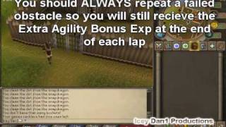 RuneScape  Agility Guide Indepth With Extended Barbarian Course amp Extended Gnome Stronghold [upl. by Kilbride]