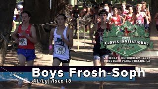 2022 XC  Clovis 16 Boys FroshSoph XLL Full Race [upl. by Laroc]