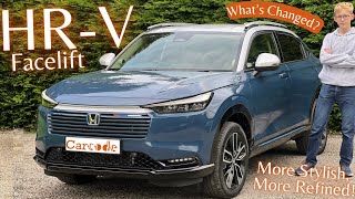 Honda HRV Facelift Review UK Better All Around 4K  Carcode [upl. by Euqirrne]