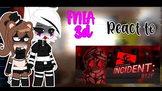 Fnia 3d react to Gunpowder V4 FanmadeMisoonkun [upl. by Giefer]