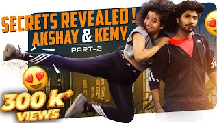 Akshay Kamal Love Story Revealed😱  Comali Kemy Gym Couple Goals Part 2 Get Fit Challenge [upl. by Clippard]