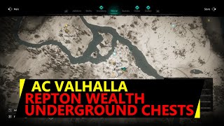 Repton Wealth AC Valhalla Locations  How to reach Underground Chests [upl. by Danuloff]