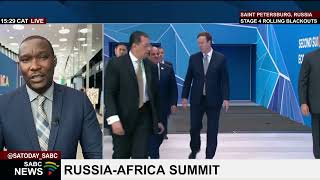 RussiaAfrica Summit I Putin promises African leaders thousands of tons of free grain [upl. by Mitchael962]