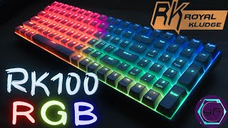 Royal Kludge RK100 RGB Unboxing  Best Budget Mechanical Keyboard YUKI FORTES [upl. by Rothschild]