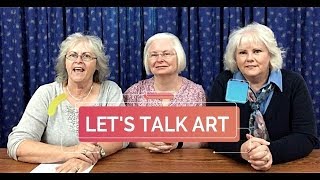 LETS TALK ART  Artist KEITH COLLINS art conversation by Sassy Silver Sisters [upl. by Ennoira]