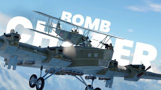 5000KG Bomb CHASER  War Thunder Biplanes vs Pe8 amp TB3 [upl. by Neelik727]