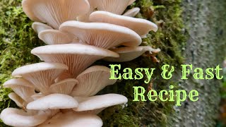 How to Cook Oyster Mushrooms Dry Fry  Sauté [upl. by Gambrell489]