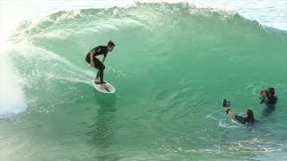 Skimboarders at the Wedge Newport Beach [upl. by Neelyar]