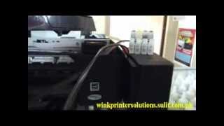 Epson SX130TX121 Chipless CISS  Wink Printer Solutions [upl. by Aliwt576]