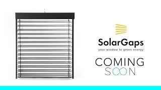 SolarGaps  Smart Solar Blinds [upl. by Siocnarf534]