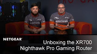 Unboxing the Nighthawk Pro Gaming XR700 WiFi Router  NETGEAR [upl. by Janik777]