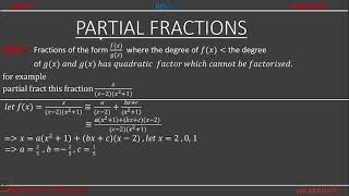 PARTIAL FRACTIONS TYPE 3 ⚂ [upl. by Anile]