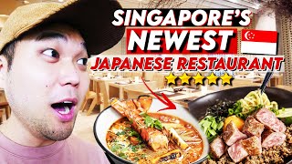 Inside Singapore’s NEWEST Japanese Restaurant  Unexpected Location [upl. by Tarabar525]