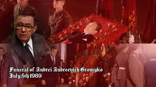 Soviet National Anthem  Funeral of Andrei Andreevich Gromyko  July 5th 1989 [upl. by Ania629]