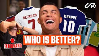 Beckham or Giggs Benzema or Mbappé Cristiano Ronaldo names his top player [upl. by Aniara]