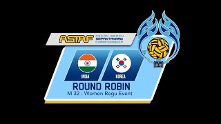 M32 Women Regu  INDIA vs KOREA  ASTAF Asian Beach Sepaktakraw Championship 2024 [upl. by Nodrog]