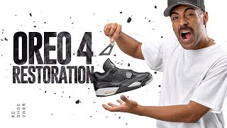 Air Jordan 4 Restoration  How to Fix Broken Wing [upl. by Lael]