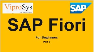 SAP Fiori Introduction [upl. by Norvil]