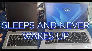 HP ELITEBOOK 840 G3 SLEEPS AND NEVER WAKES UP FROM SLEEP [upl. by Ahsein]