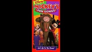 Mickeys Fun Songs  Lets Go to the Circus 1994 [upl. by Eineeuq]