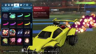 Rocket League  Krackle Boost [upl. by Felicidad913]