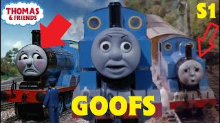 Ultimate Goofs in Season 1  Thomas amp Friends [upl. by Alegnaoj]