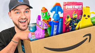 I Bought Every Fortnite Toy On Amazon [upl. by Imef229]