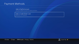 How to AddRemove Credit CardPayPal on PS4 [upl. by Gollin]