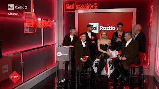 Intervista a Mahmood e I Tenores di Bitti 4ª serata  Radio2 a Sanremo [upl. by Hepsibah]