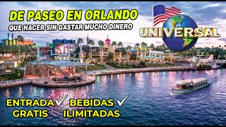 😎Primera vez en Orlando Florida Universal CityWalk que hacer y visitar sin gastar tanto dinero [upl. by Ahsie]