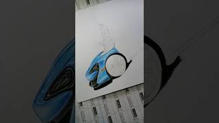 Realistic car drawing 😍🚘 drawing art shorts shortsfeed [upl. by Servetnick]