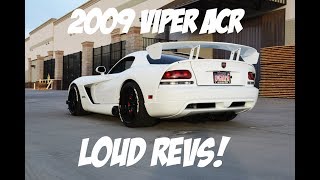 2009 Viper ACR  Kooks HFC amp Straight Pipe  LOUD REVS [upl. by Katherine98]