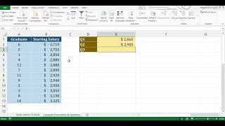 CALCULATING PERCENTILES AND QUARTILES IN EXCEL  A STEPBYSTEP GUIDE [upl. by Ima925]