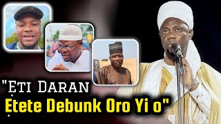 Baba Mufti Ilorin Ti Soro o Lori Oro Awon Onisese Ati Anobi  Sheikh Sulaiman Faruq Onikijipa [upl. by Accebar878]