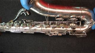 Repairmans Quick Overview Buescher 400 Top Hat amp Cane Tenor Saxophone [upl. by Ihculo]