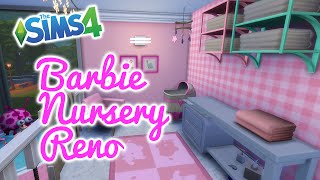 The Sims 4 Renovation — Barbie LP Nursery [upl. by Aidnyc]