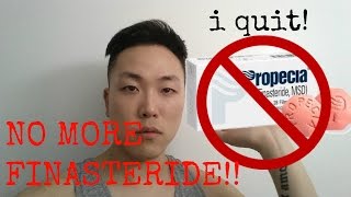 I STOPPED Taking FinasteridePropecia  Finasteride Review [upl. by Nyahs]