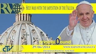 Holy Mass with the imposition of the Pallium [upl. by Ardnuhsed547]