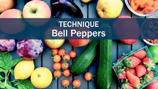 Knife Skills Bell Pepper [upl. by Stock679]