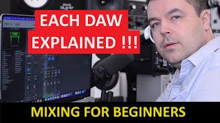 Mixing For Beginners  Each DAW Explained [upl. by Lyrret]