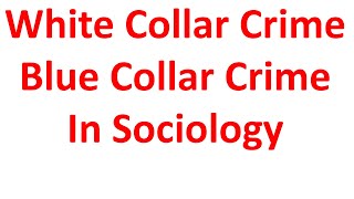 Blue collar and white collar crimes Vandalism Embezzlement Corporate fraud Phishing mortgage fraud [upl. by Pen]