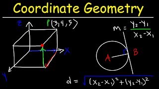 Coordinate Geometry Basic Introduction Practice Problems [upl. by Aekin]