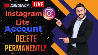 instagram lite delete account instagram lite account delete kaise kare permanently 2024 [upl. by Gayler]