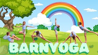 BarnYoga  10 minuter Yoga för barn på svenska [upl. by Eednac]